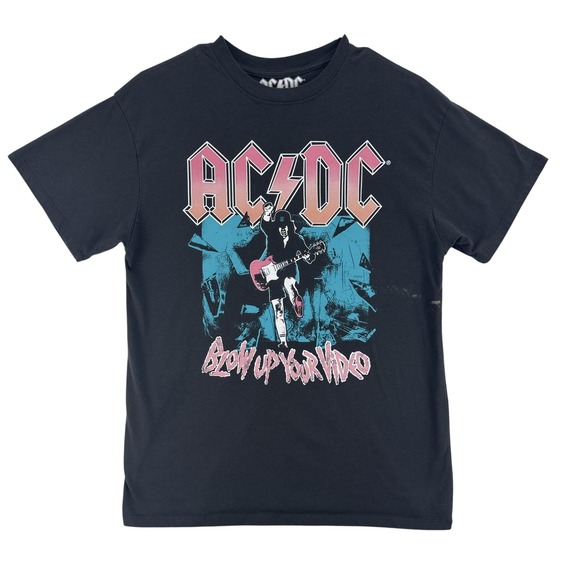 AC/DC | Shirts | Acdc Blow Up Your Video Shirt Mens Xs Black Band Tee ...
